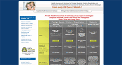 Desktop Screenshot of healthinsurancegermany.com